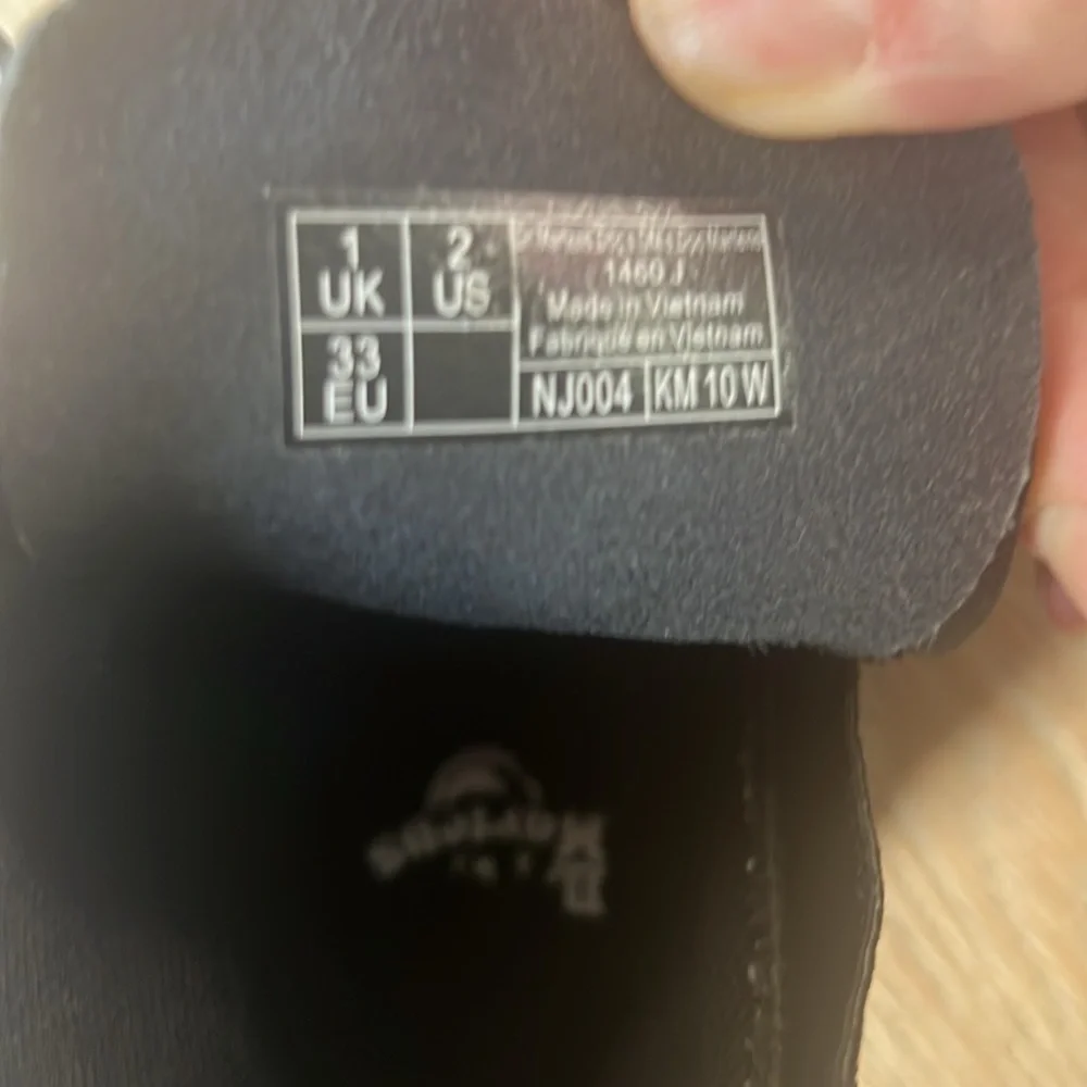 Doc Marten’s Black Patent Leather Boots - 1460J Style. Size‎ 2.